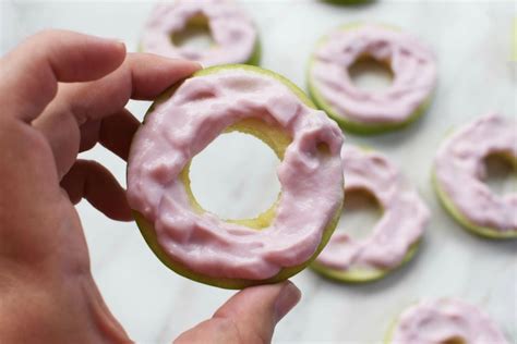 Apple Slice Donuts Snack Savvy Saving Couple