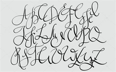 Cursive Modern Pointed Pen Calligraphy Calligraphy Fonts