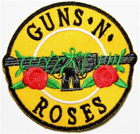 Guns N Roses Patches 7 5x7 5 Cm Rock Music Band Patches Embroidered