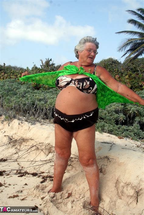 GrandmaLibby Loves Getting Naked On The Beach In Barbados