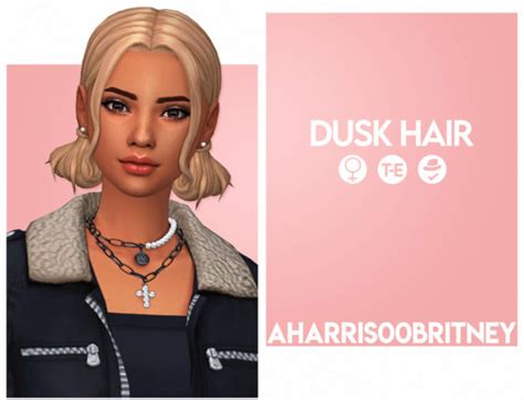 Sims 4 Dusk Hair At Aharris00britney Best Sims Mods