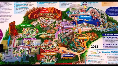 Disney California Adventure Maps Over The Years 5 Dca 20 Years