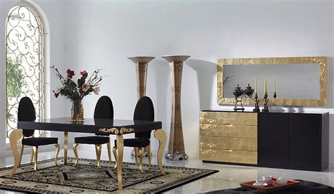 Find the best luxury gold dining room ideas trend. The Best Black and Gold Decorating Ideas for your Dining Room