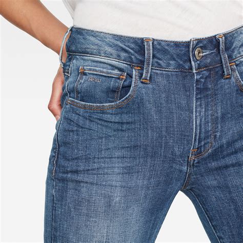 3301 d mid waist super skinny jeans medium aged g star raw®
