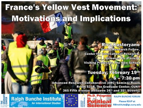 February 19 Frances Yellow Vest Movement The Phd Program In History