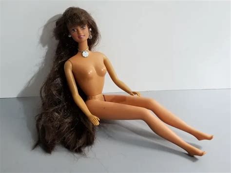 Mattel Barbie Sparkle Beach Teresa Nude Brunette Brown Eyes Long Hair