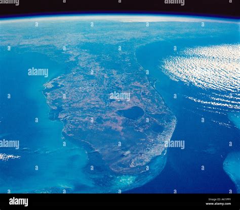 United States Of America Florida Peninsula Orbital View From Space