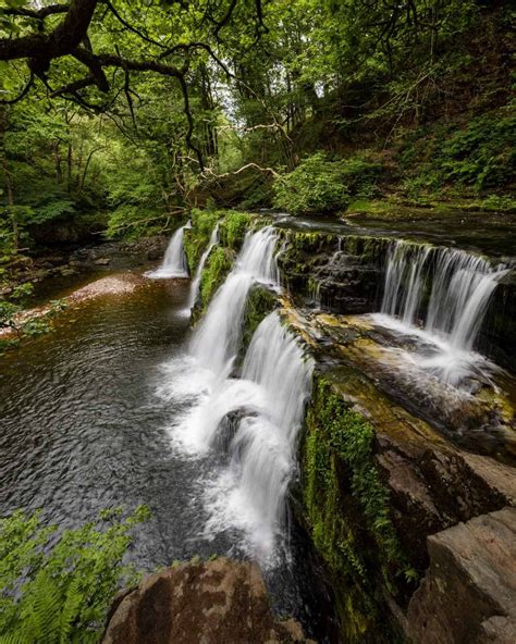 Four Waterfalls Walk A Walk Behind Waterfall And Stunning Wild Swimming