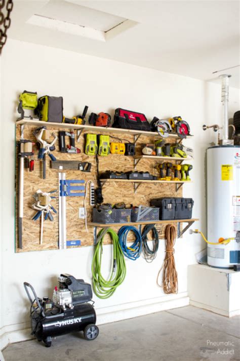 Organize your tools, outdoor gear, and whatever else makes its way into your garage with these smart a slatted wall panel can increase your garage's storage capacity by recruiting walls to store large gardening tools. DIY Garage Storage Wall System | Advanced Structural Connectors