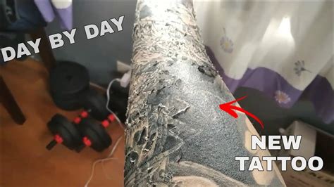 Forearm Tattoo Healing Process Day By Day Youtube