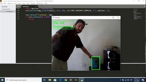 Object Tracking With Python Opencv Youtube