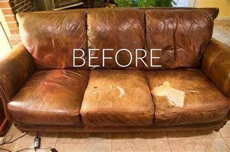 Then, cut a denim patch to size and insert it behind the tear to act as another layer of substrate. Fix Leather Sofa Tear | Review Home Co