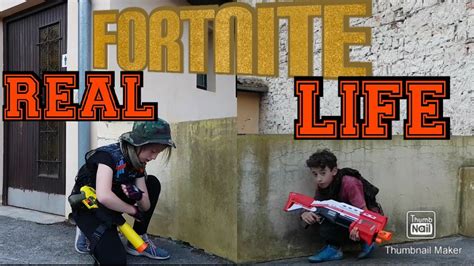 Fortnite Real Life 1 Youtube
