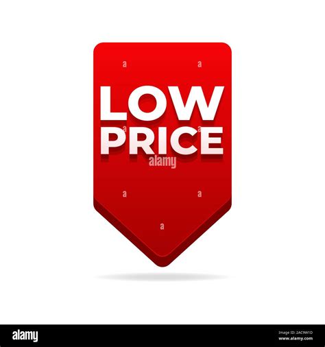 Low Price Pin Label Sign Stock Vector Image And Art Alamy