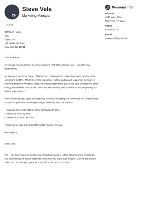 How To End A Cover Letter Closing Examples And Tips