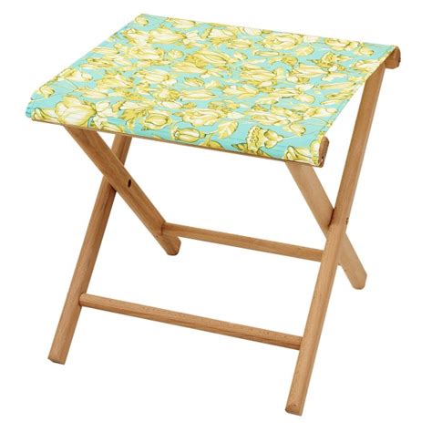 Pliant pêcheur APONI turquoise tabouret dappoint idéal et décoratif