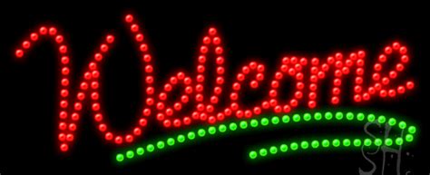 Welcome Animated Led Sign Business Led Signs Everything Neon