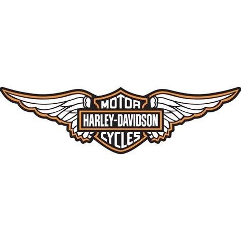 Harley Davidson Wings Logo Style 2 Svg In 2021 Harley