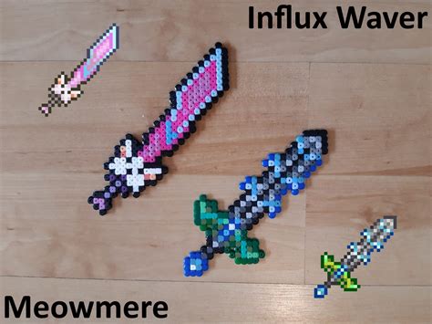 Terraria Swords Perler Beads Etsy Uk