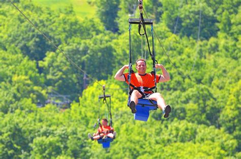 Go at it alone or fly down next to a friend on this epic twin flyer zipline in pa. Zipline 4000' high above the Pocono Mountains and ...