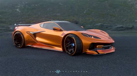 Digital Widebody 2023 Chevy Corvette Z06 Shows Its Extreme Customization Skills Autoevolution