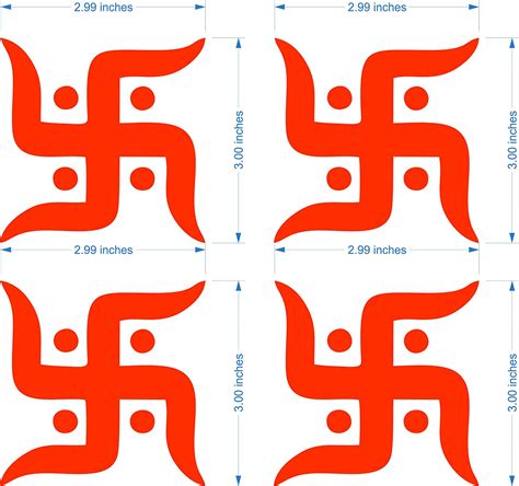Buy Swastik Logo Set Of 2 2 Pairs Online At Low Prices In India