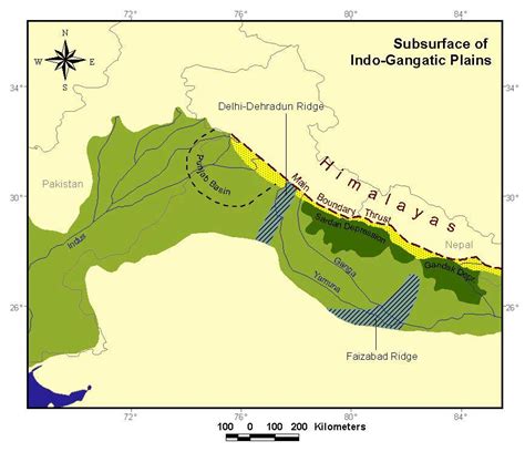 31 Indo Gangetic Plain On Map Maps Database Source