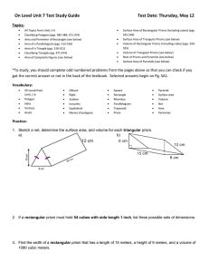 Use operations on fractions for this grade to solve problems involving information presented in. mod 15 se Go Math Grade 6 Module 15 Surface Area and Volume