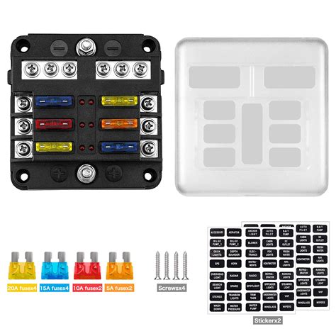 Buy Soyond 6 Way Marine Fuse Block Waterproof Fuse Box With Led