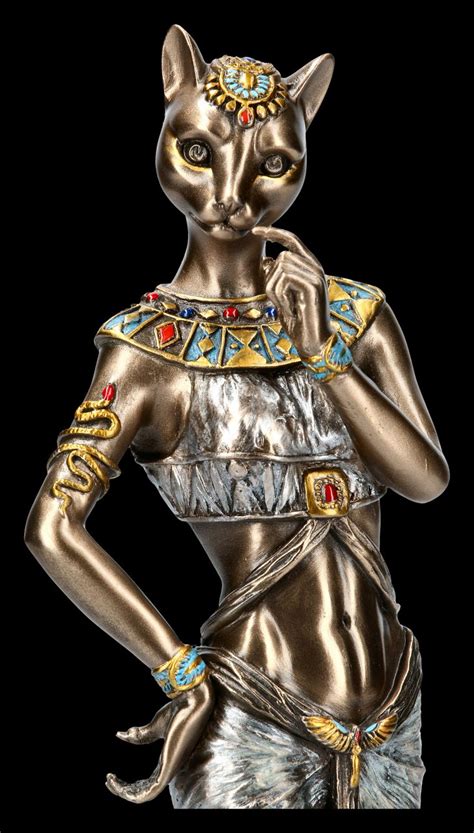 Bastet Figurine Egyptian Goddess With Panther Figuren Shopde