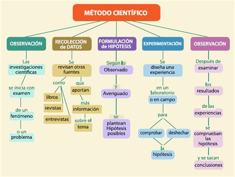 Mapa Conceptual Del Método Científico ¡guía Paso A Paso