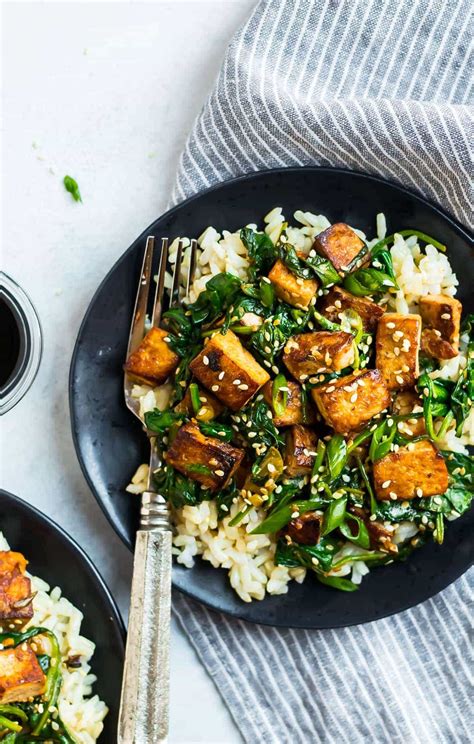 Tofu Stir Fry Simple Fast Vegetarian Recipe