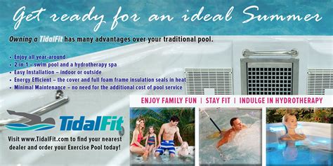 TidalFit Exercise Pool | Exercise pool, Exercise swim spa, Hydrotherapy spa