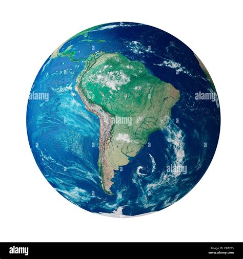 Map Of Earth Showing Continents Hi Res Stock Photography And Images Alamy