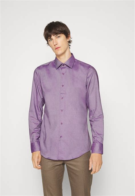 Boss Hank Kent Formal Shirt Open Purplepurple Zalandode