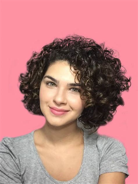 Many curly girls shy away from layers, as they fear these will add thickness. 11 Attractive Short Curly Thick Hairstyles Trend in this ...
