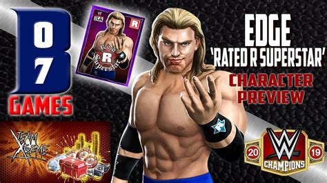 Wwe Champions Edge Rated R Superstar Character Preview Youtube