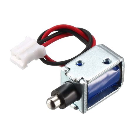 Uxcell DC 12V 0 42A 30g 3mm Mini Electromagnetic Solenoid Lock Push
