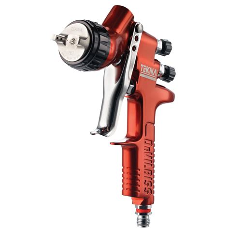 Tekna Copper Gravity Feed Spray Gun Uncupped And Needle