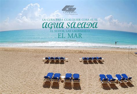 El agua salada lo cura todo. | Frases del Mar y Playa | Pinterest