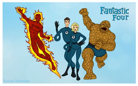 The Original Fantastic Four By Femmes Fatales On Deviantart