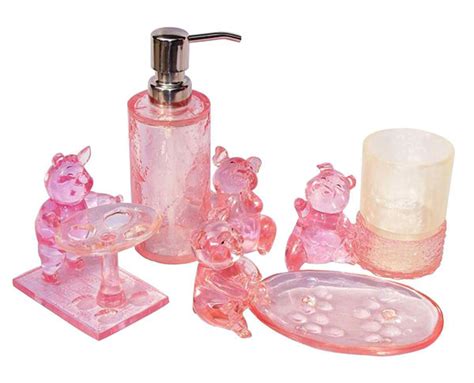 4.6 out of 5 stars 48. 15 Chic Pink Bathroom Accessories Set | Home Design Lover