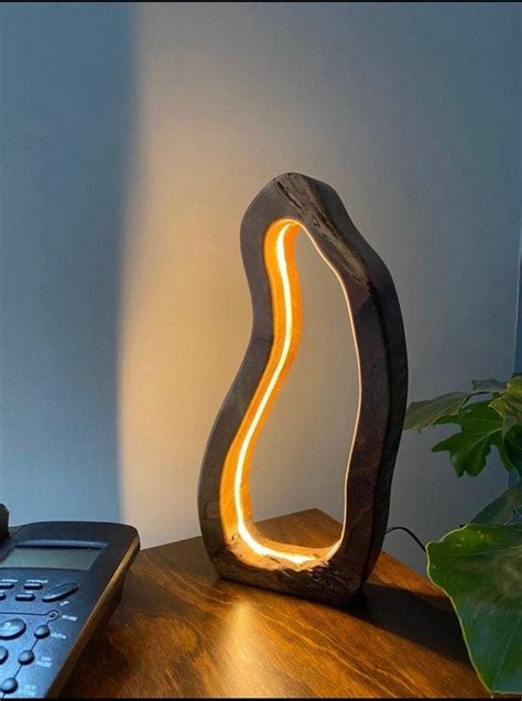 Essential Wooden Ambience Lamp Etsy Uk In 2022 Wood Lamps Wooden