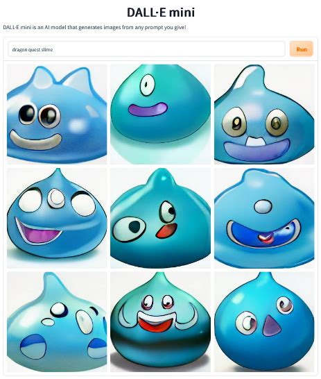 Slimes Picking Up Physical Traits Of Other Monsters Dall E Prompt Dragon Quest Slime R