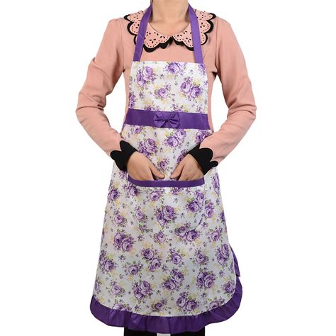 Uxcell Product Name Kitchen Housewife Cooking Baking Lace Detail Pocket