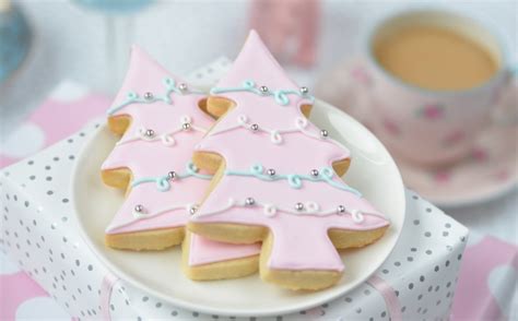 Pastel Christmas Par Tea Pink Tree Sugar Cookie Recipe