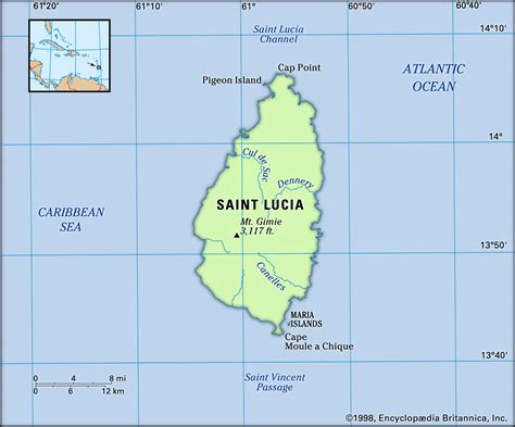 Saint Lucia History Geography And Points Of Interest Britannica