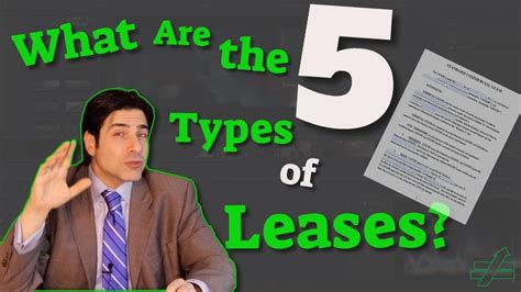 What Are The 5 Types Of Leases Youtube