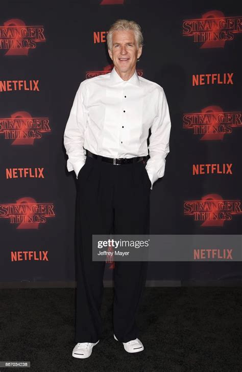 Actor Matthew Modine Arrives At The Premiere Of Netflixs Stranger