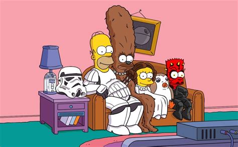 Star Wars Y Divertidas Referencias De La Saga En Los Simpson